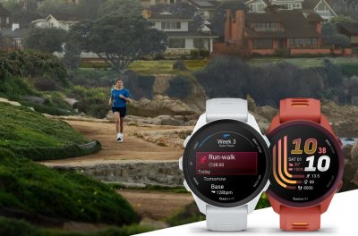 De Garmin Forerunner 70 weet wanneer je rust moet nemen