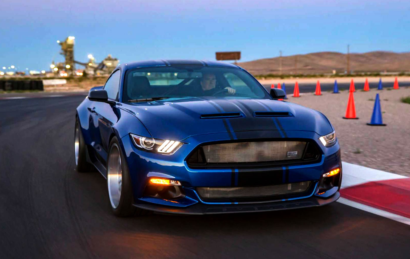 De Shelby Super Snake Wide Body is een beest van een wagen