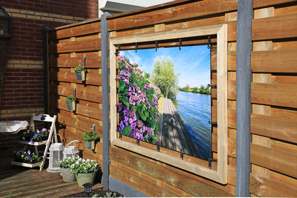 Tuinposters geven altijd wat extra’s aan je tuin